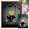 Mickey Minnie - 11CT Stamped Cross Stitch - 40*55cm - Disney