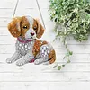 Diamond Painting Acrylic Double-side Big Dog Pendant Hanging Gem