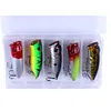 5Pcs Popper Fishing Lures 6.5cm 11g Wobblers Artificial Bait for Bass Perch Pike