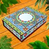 (US Local)Diamond Painting Storage Box DIY 5D Diamond Painting Jewelry Box for Women (A)