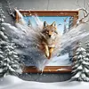 Animal Out of the Frame-Full Square Diamond Painting(45x45cm)