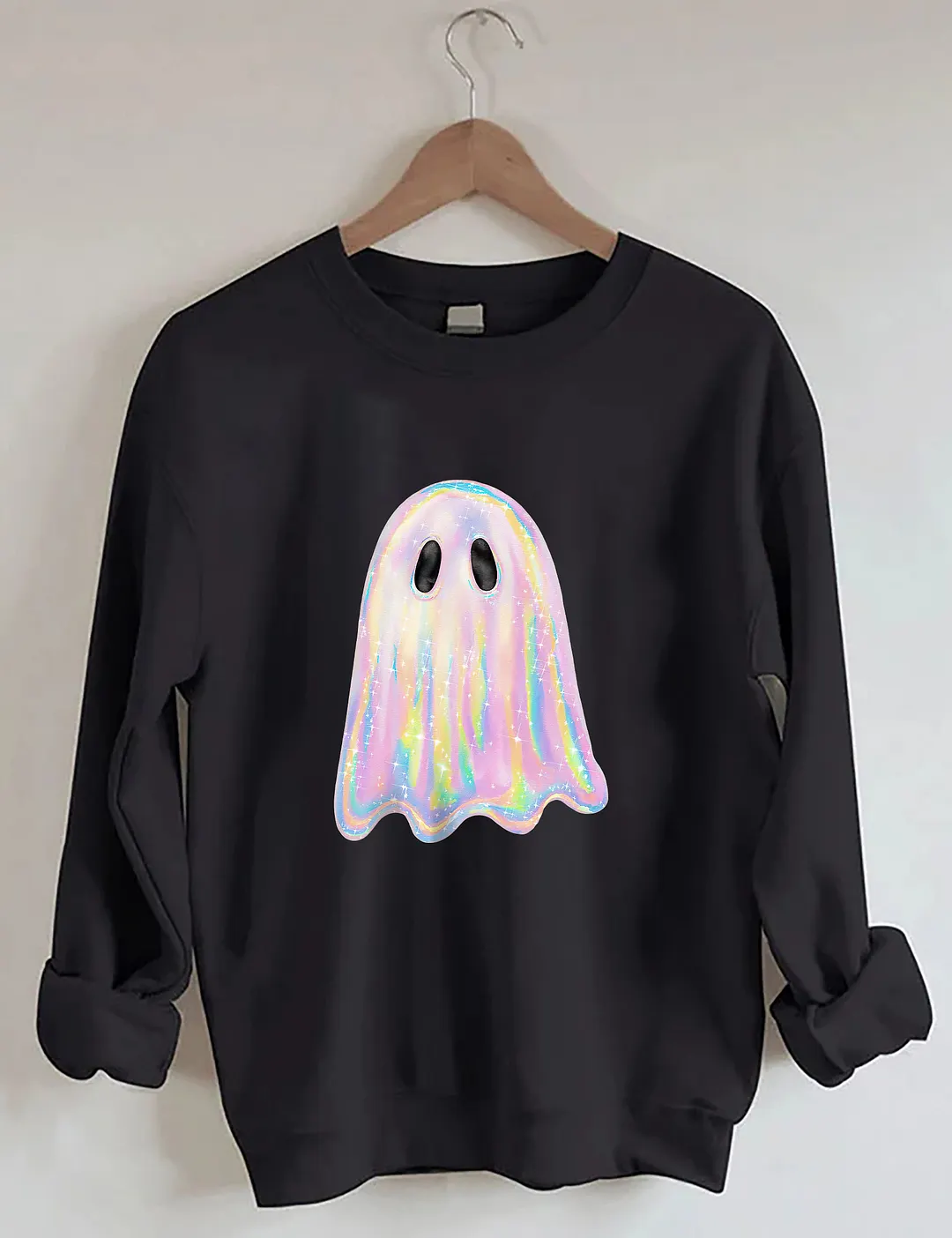 Disco Iridescent Ghost Sweatshirt