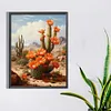 Desert Cactus Flower-Full Round Diamond Painting