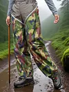 Men Women Leg Cover Waterproof Fishing Split Rain Pants Quick Pull-On Rain Pants