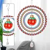 DIY Diamond Painting Double-sided Rotatable Snowman Hanging Wind Chime Suncatcher Hanging Kit
