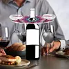>SALE<Acrylic Special Shaped Mandala Art Diamond Art Wine Glass Organizer for Bar