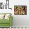 (Big Size)Deer In The Forest - 11CT Stamped Cross Stitch - 60*45cm - Animal