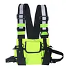 Reflective Vest Backpack Multi-Pocket Vest Bag Large Capacity Stylish Chest Bag