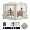 [US Local Warehouse] Bubble Tent for 6-8 Person Portable Transparent Igloo Tent Dome 12x7ft with Rain Cover & Storage Bag Bubble House for Camping Parties and Stargazing