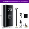 Tire Inflator 150 PSI Portable Air Compressor for Cars Motorcycles Bike Ball