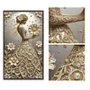 Diamond Painting-DIY Crystal Rhinestone Pearl and Gold Queen(40x70cm)