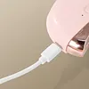 Automatic Fingernail Cutter with LED Nail Polisher Electric Safety Nail Clipper