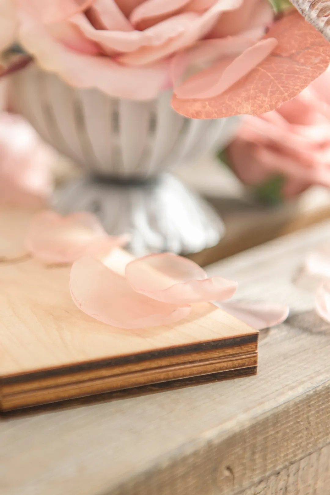 Silk Rose Petals
