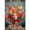 Be Kind To Your Mind-11CT Stamped Cross Stitch 40*60cm (Big Size)