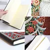(US Local)Christmas Tree Special Shaped Diamond Painting Journal Notebook for Adults