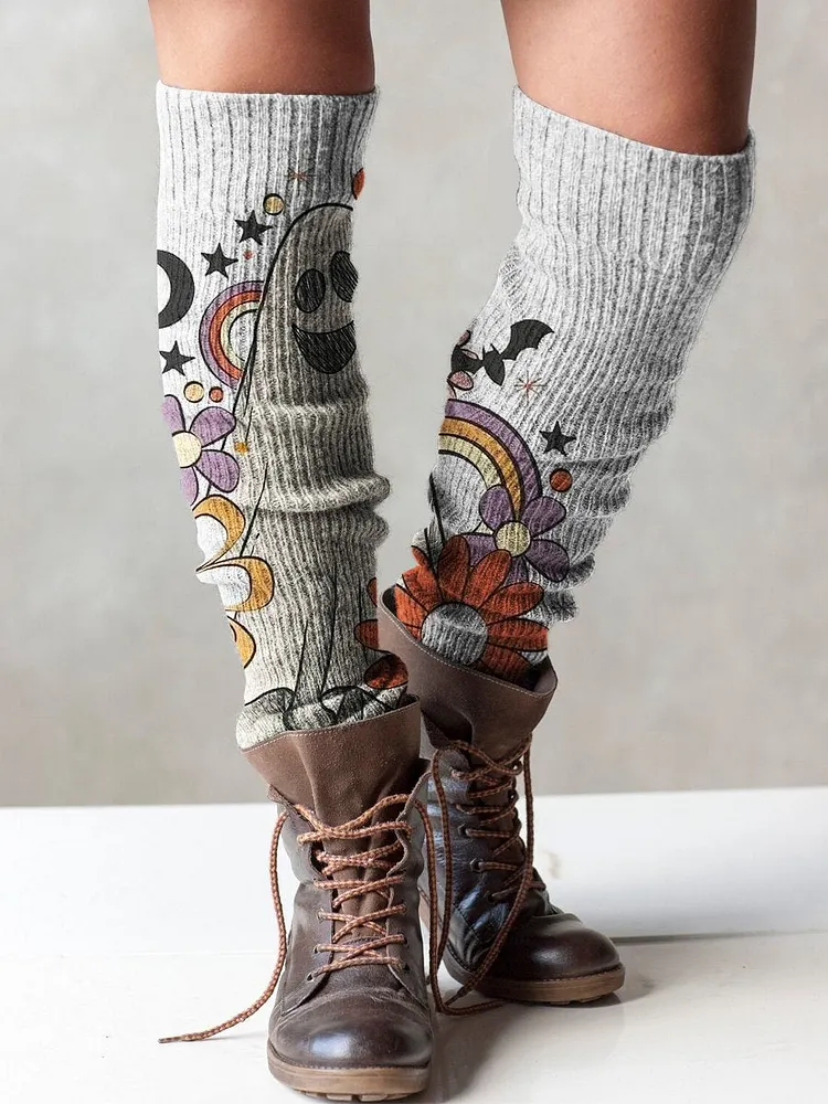 Halloween Vintage Leggings Socks