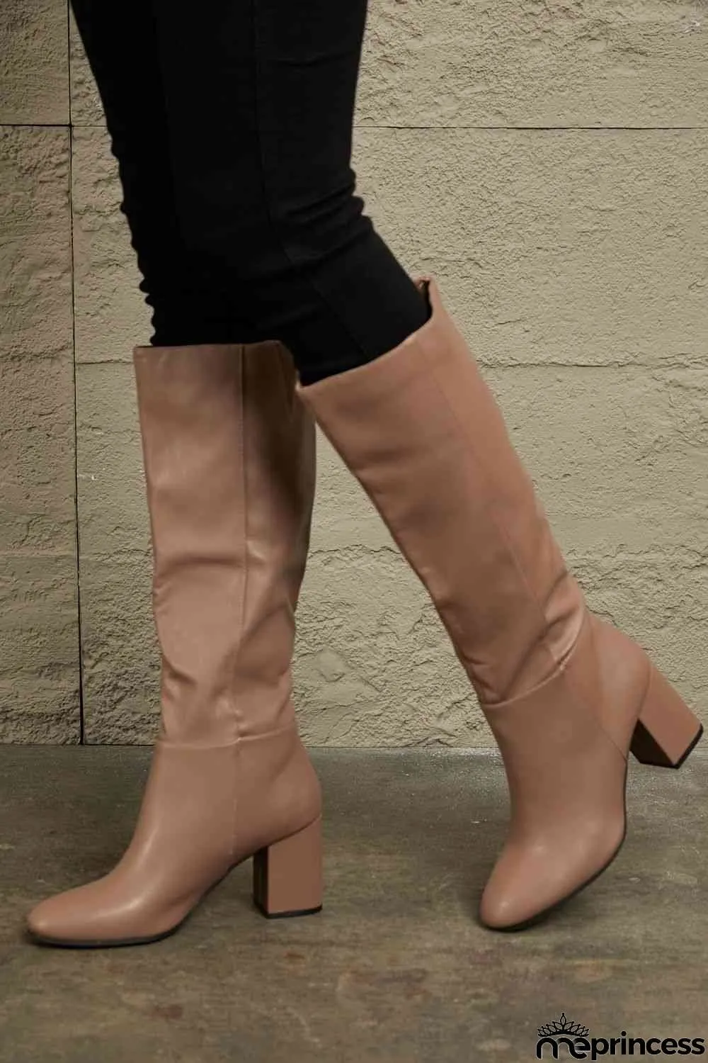 East Lion Corp Block Heel Knee High Boots