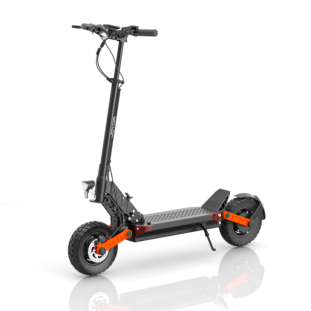 Joyor S8-S-Z Electric Scooter Dual 600W Motors, Dual Suspension, Hydraulic Disc Brakes, 10" Pneumatic Tires, 90km Range