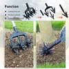 2 in 1 Garden Aerator Garden Soil Scarifier Rotary Tiller Rotary Cultivator Tool