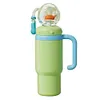 24oz Stainless Steel Whale Fountain Tumbler Perfect for Kids Teens and Adults