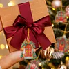 8Pcs Double Side Effect Acrylic Special Shaped Christmas Theme Xmas Trees Hanging Pendant Kits