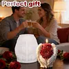 3D Angel Wing Flower Mould Silicone Wave Spiral Candle Mould Reusable Easy To Demold for Candles Soaps Crafts DIY Home Decor (Open Embrace)