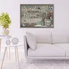 Flower Letter - Full Round Diamond Painting(40x50cm)