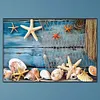 Peinture diamant de perceuse ronde en filet &eacute;toile de mer-40 * 60cm (grande taille)