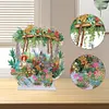 >SALE<Acrylic Garden Rocking Chair Desktop Diamond Art Kits for Home Office Decor