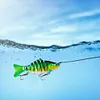 5Pcs Sinking Wobblers Fishing Lures Multi-Section Hard Bait for Pike Bass Trout