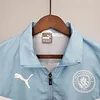 2021/2022 Manchester City Jersey Windbreaker Blue And White love fball