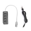 DOREMiDi High-Speed USB MIDI Host Box UMH-21 and USB HUB 2.0 Hi-Speed 4 USB Ports Hub