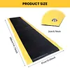 [US Local Warehouse] Anti Fatigue Mat 144x36inch Standing Work Mats Thick 3/4in Black with Yellow Border for Industrial and Commercial Workplaces