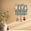 Wooden Cat Diamond Art Hanging Hook Rail Diamond Painting Art Craft Wall Hooks