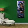 >SALE<5D Diamond Painting Kit Donkey Head Warrior Full Round Drill DIY Wall Art