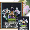 Disney Villains - 11CT Stamped Cross Stitch - 40*50cm - Disney