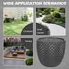 [US Local Warehouse] 2 Pack Shade Sail Poles 10FT Outdoor Sun Shade Poles 2.48in Diameter Heavy Duty Metal Post for Deck Patio Outside Backyard