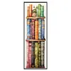 (Big Size) Stack Of Books With Flowers - 11CT Stamped Cross Stitch 30*80cm/11.81*31.5in