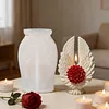 3D Angel Wing Flower Mould Silicone Wave Spiral Candle Mould Reusable Easy To Demold for Candles Soaps Crafts DIY Home Decor (Symmetrical)