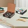 Bird Leather Diamond Art Note Box with 160 Sheets of Paper for Beginners