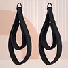 [US Local Warehouse] 2Pcs Ankle Pilates Cord Elastic Double Ring Exercise Straps Resistance Band Cord
