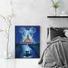 Mickey Minnie Disney-11CT Stamped Cross Stitch 40*55cm