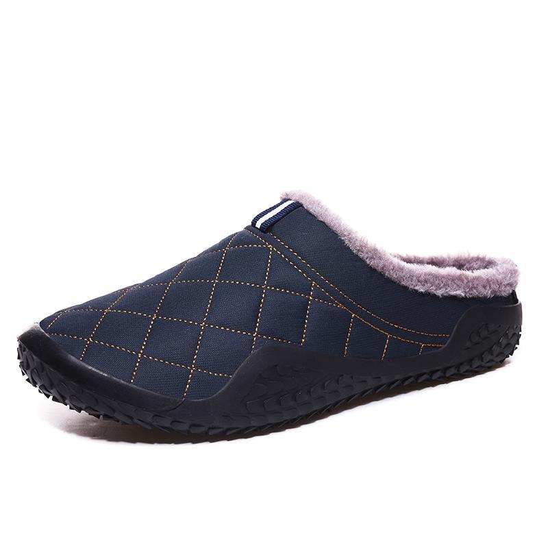 Dacomfy Men's Winter home slippers warm cotton shoes 