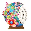 (US Local)Diamond Painting Calendar Ornaments Wooden Rotating Calendar Desk Decor Kit