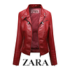 [ZARA] Damska kurtka sk&oacute;rzana (dostępna wiosną, jesienią i latem)