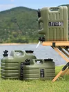 11L Water Tank Outdoor Water Bin with Faucet for Camping Fishing Picnic Hiking