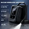 Tire Inflator 140 PSI Portable Air Compressor for Cars Motorcycles Bike Ball