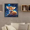 Diamond Painting-DIY Full Round Drill Glowing Deer(40*40 CM)