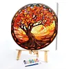 Maple Leaves-Paint by Numbers Acrylic Painting 40*40CM