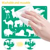 (US Local)30 Pieces Drawing Stencils Tool Set Drawing Templates for Drawing and Painting